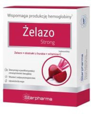  Żelazo Strong 30 kapsułek