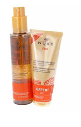 NUXE SUN Zestaw Olejek do opalania SPF50 +balsam 150 ml +100ml