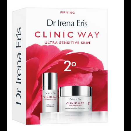 Dr Irena Eris CLINIC WAY 2° Zestaw Krem intensywnie rewitalizujący, 50ml + 1°+ 2° Dermokrem pod oczy, 15ml