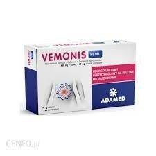 Vemonis Femi 400mg+60mg+40mg, 12 tabletek powlekanych