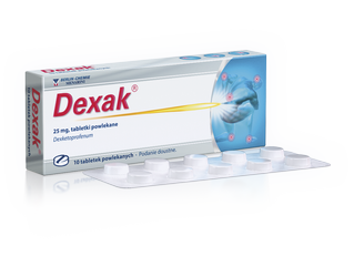 Dexak 25mg, 10 tabletki powlekane