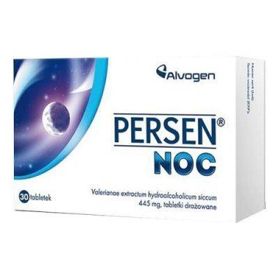 Persen Noc tabletka drażowana  445 mg,  30 tabletek data waści 2025/02