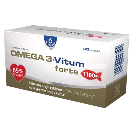 Omega 3-Vitum Forte kapsułki miękkie, 60 kapsułek