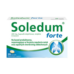 Soledum Forte 200mg, 20 kapsułki dojelitowe miękkie, 
