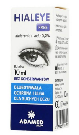 Hialeye Free krople do oczu, 10 ml