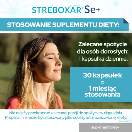 Streboxar Se+ 30 kapsułek