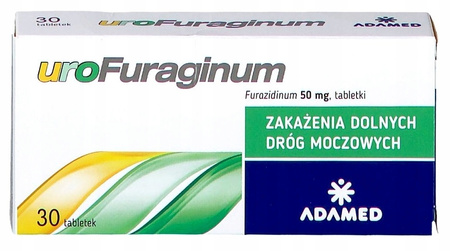 Urofuraginum 50mg, 30 tabletek