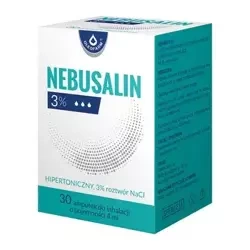 Nebusalin 3% roztwór do inhalacji, 30 ampułek po 4mlData ważności 2025.09.30