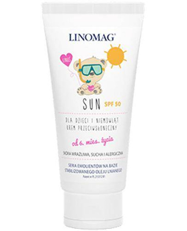 LINOMAG SUN Krem przeciwsłoneczny SPF50 dla dzieci 50ml