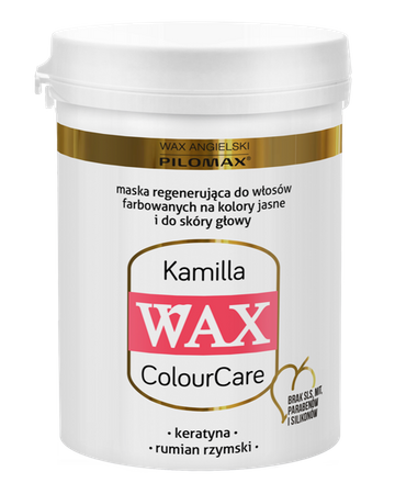 WAX ang Pilomax HENNA Kamille Maska do włosów farbowanych, 480 g