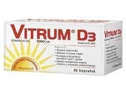 Vitrum D3 1000 kapsułki, 60 sztuk