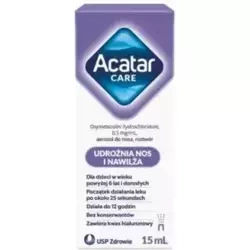 Acatar Care aerozol do nosa roztwór 0,5mg/ml, 15ml