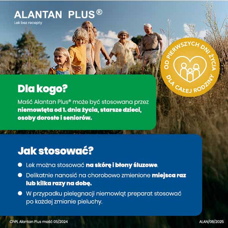 Alantan Plus maść (20mg+50mg)/g 100 g