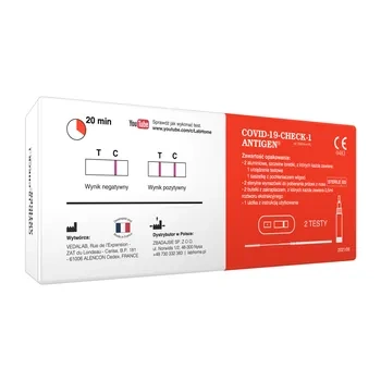 Test COVID-19-CHECK-1 ANTIGEN, 2 sztuki