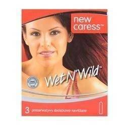 Prezerwatywy NEW CARESS wet n'wild, 3 sztuki