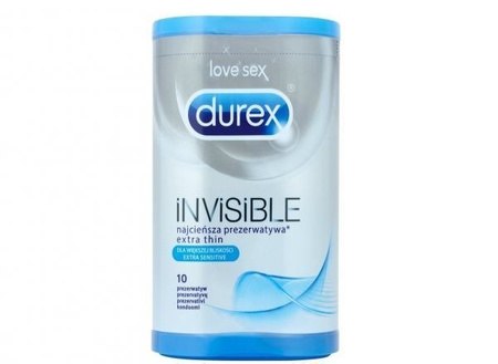 Prezerwatywy Durex Invisible dla większej bliskości 10szt