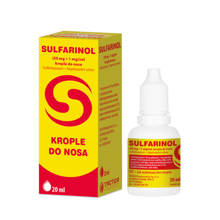 Sulfarinol krople do nosa 20ml
