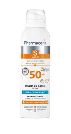 Pharmaceris Emulsja ochronna dla niemowląt i dzieci SPF 50+, 150 ml