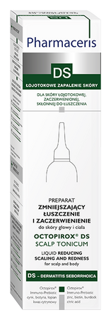 PHARMACERIS DS Preparat zmniejszający łuszczenie i zaczerwienienie do skóry głowy i ciała, 100ml