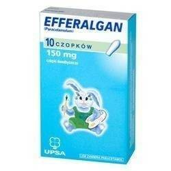 Efferalgan 150mg, 10 czopków