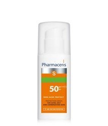 PHARMACERIS S Krem ochronny dla skóry trądzikowej SPF50+ 50ml