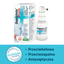 Septolete ultra aerozol (1,5g+5mg)/ml 30ml 