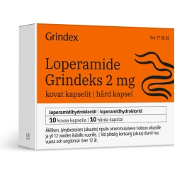 Loperamide Grindeks kaps.twarde 2mg 20kaps
