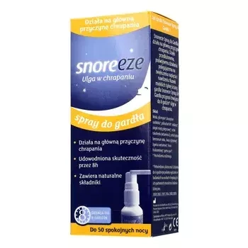 Snoreeze spray do gardła przeciw chrapaniu 23,5ml
