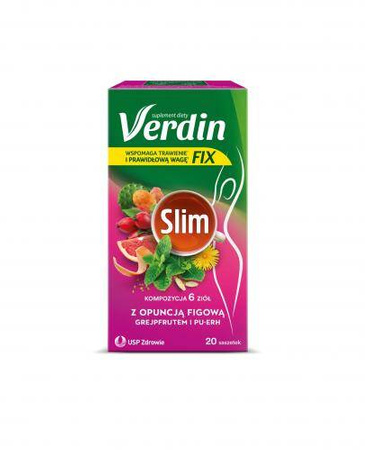 Verdin Fix Slim saszetki 20 sztuk po 2 g