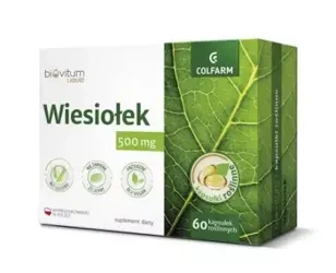 BIOVITUM Liquid Olej z wiesiołka  500mg, 60 kapsułek w roślinnej otoczce, 