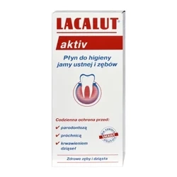 Lacalut Activ, płyn do płukania jamy ustnej, 300 ml