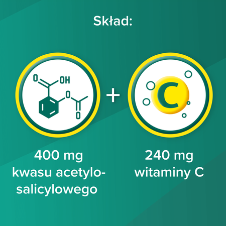 Aspirin C, 20 tabletek musujących