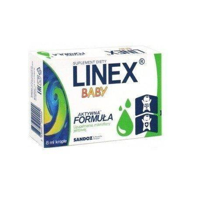 Linex Baby krople 8 ml 