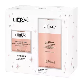 Lierac Arkeskin Zestaw Promocyjny , krem na dzień, 50 ml + suplement diety, 60 sztuk