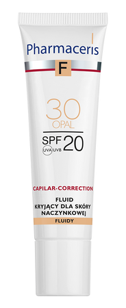 PHARMACERIS F Fluid kryjący dla skóry naczynkowej SPF20 30, 30ml
