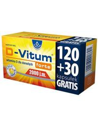 D-Vitum forte 2000 j.m. 150 kapsułek