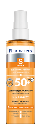 PHARMACERIS S SUN PROTECT Suchy olejek ochronny SPF 50+, 200ml