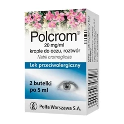 Polcrom krople do oczu, 10ml (2x5ml)