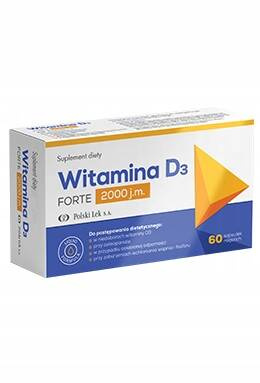 Witamina D3 Forte 2000 j.m. kapsułki miękkie*60