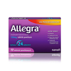 Allegra 120 mg 10 tabletek