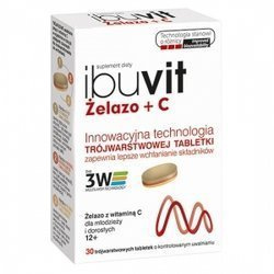 Ibuvit Żelazo + C 30 tabletek