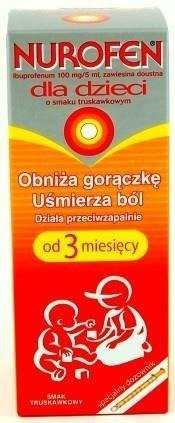 Nurofen syrop truskawkowy 100ml
