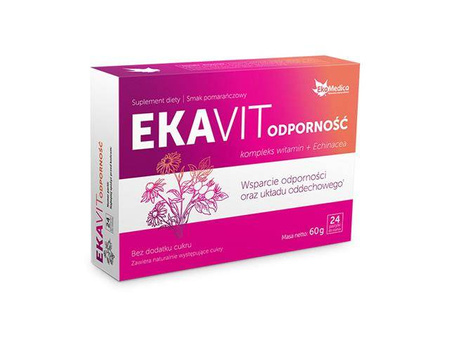 Ekavit Odporność, 24 pastylki do ssania