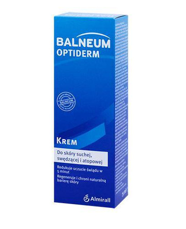 Balneum OPTIDERM Krem do skóry suchej, swędzącej i atopowej, 200 ml