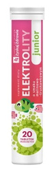 Zyskaj Zdrowie Elektrolity Junior, 20 tabletek musujących o smaku malinowo-truskawkowym