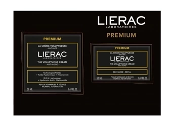 Lierac Premium Zestaw Bogaty krem przeciwzmarszczkowy, 50 ml + Refill Bogaty krem przeciwzmarszczkowy, 50 ml