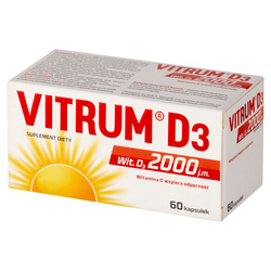 Vitrum D3 2000 j.m. kaps. 60 kaps.