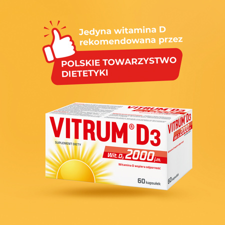 Vitrum D3 2000 kaps. 120 kaps.