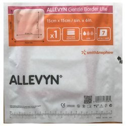 Opatrunek ALLEVYN GENTLE BORDER LITE 15 x 15cm 1sztuka 