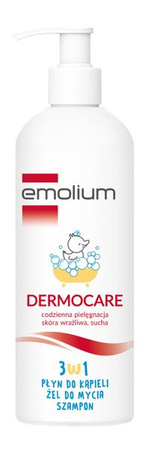 EMOLIUM Dermocare 3w1 Płyn/żel/szampon, 400 ml